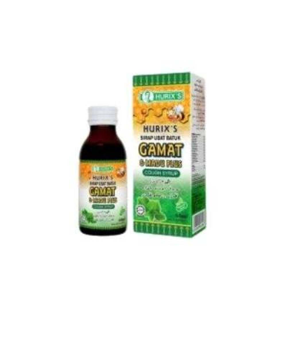 HURIXS COUGH SYRUP 60ML GAMAT & MADU PLUS