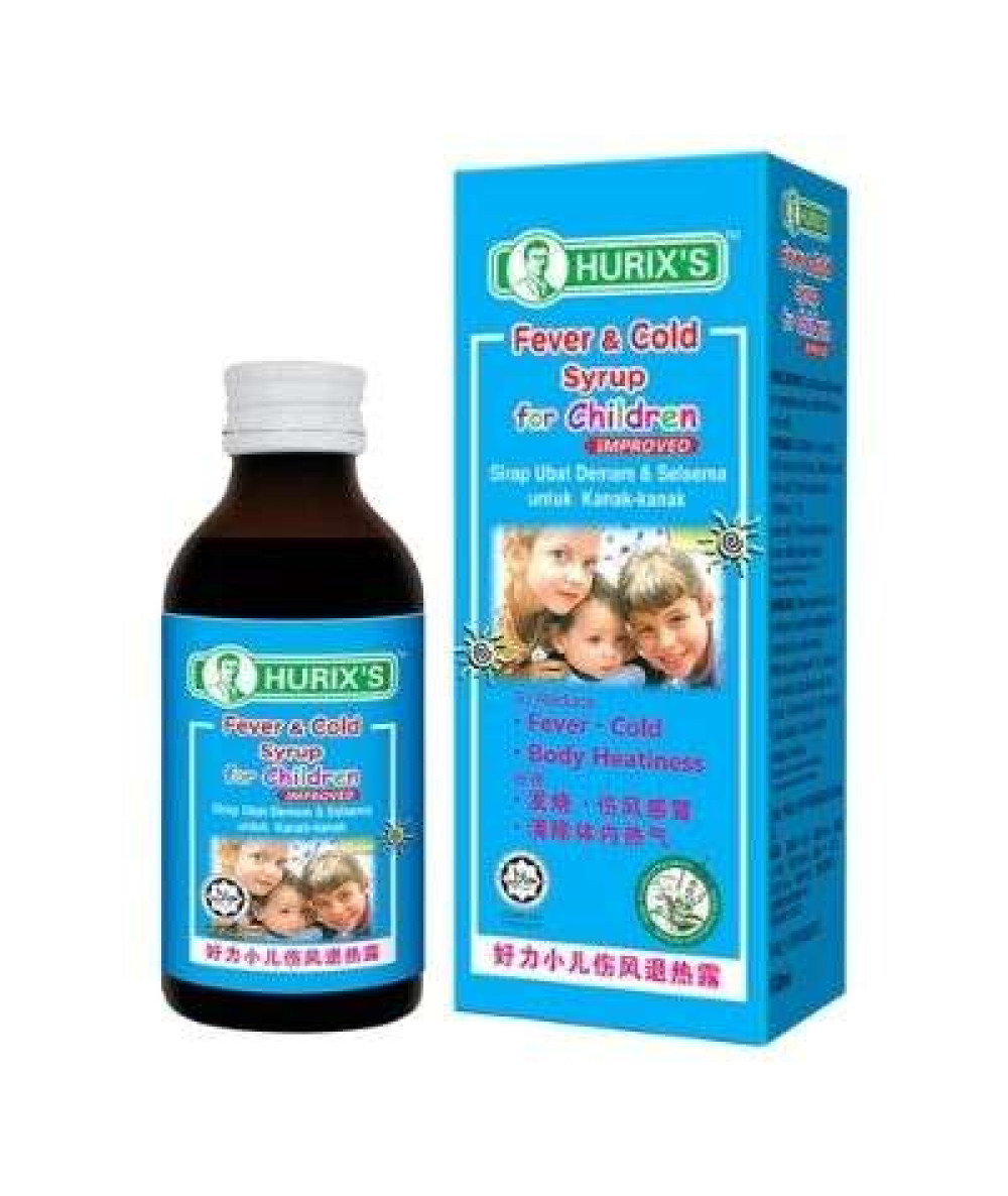 HURIXS SIRAP UBAT DEMAM & SELSEMA 60ML CHILDREN