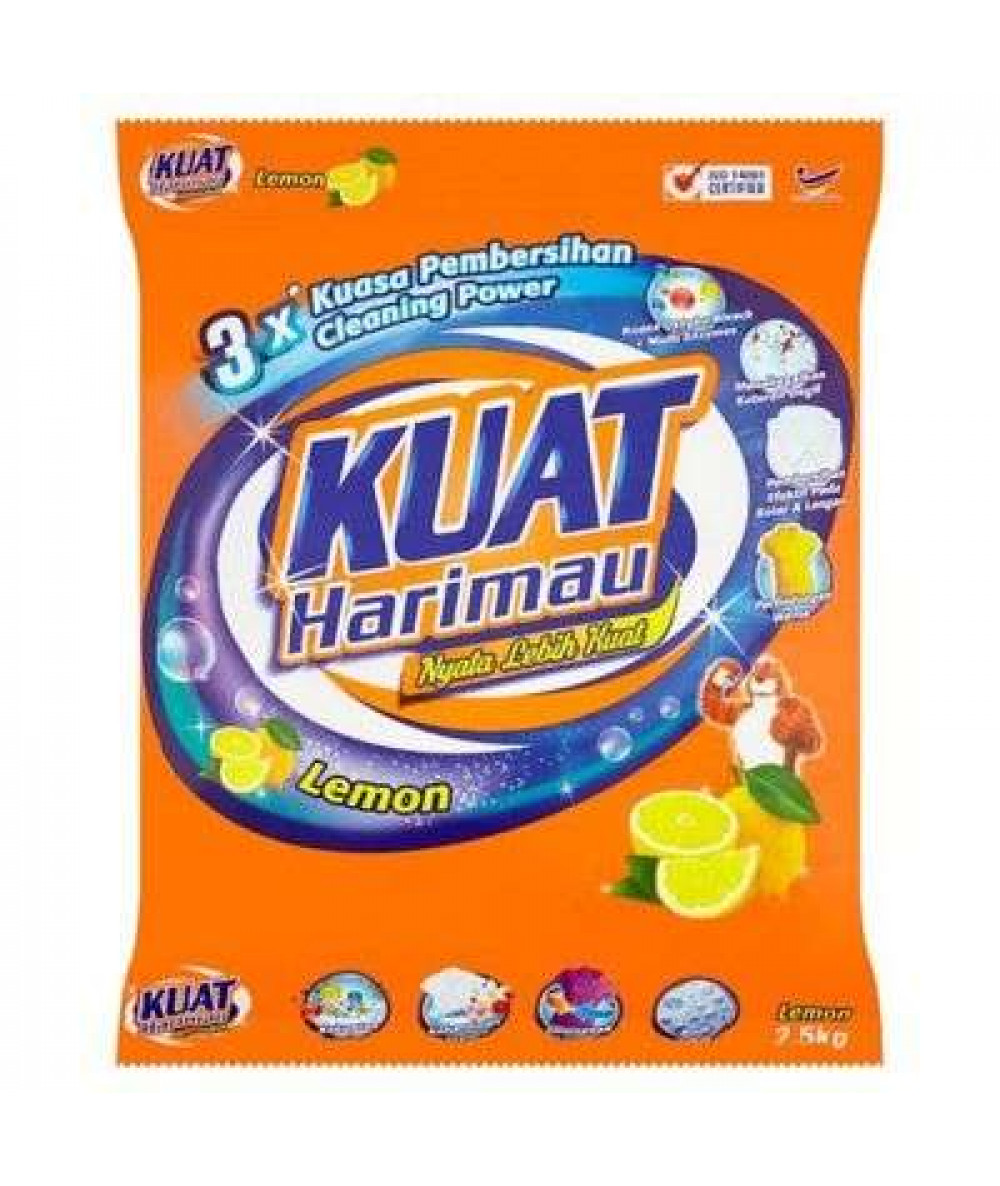 KUAT HARIMAU POWDER 2.3KG LEMON