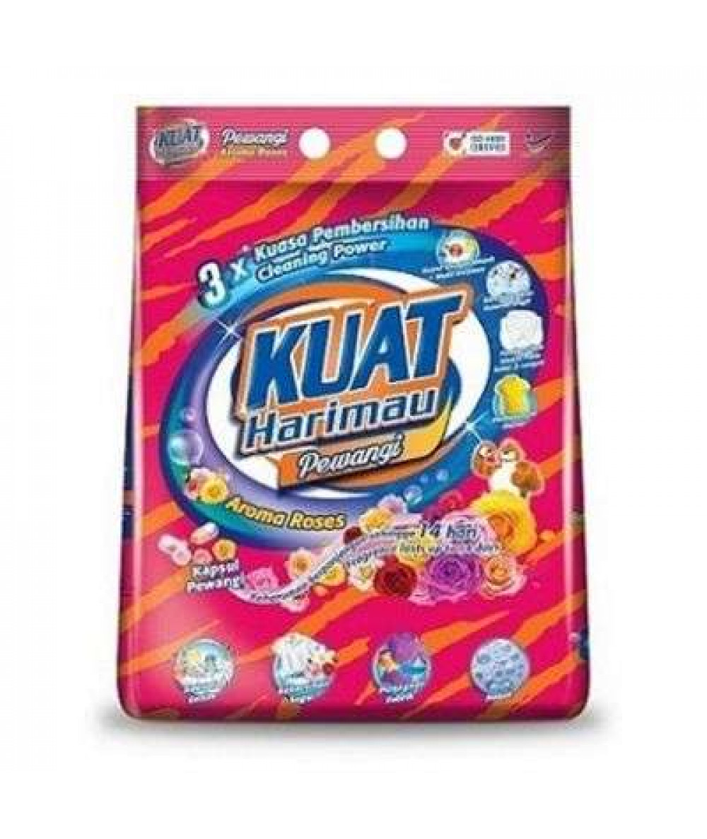 KUAT HARIMAU POLYBAG 750G AROMA ROSES