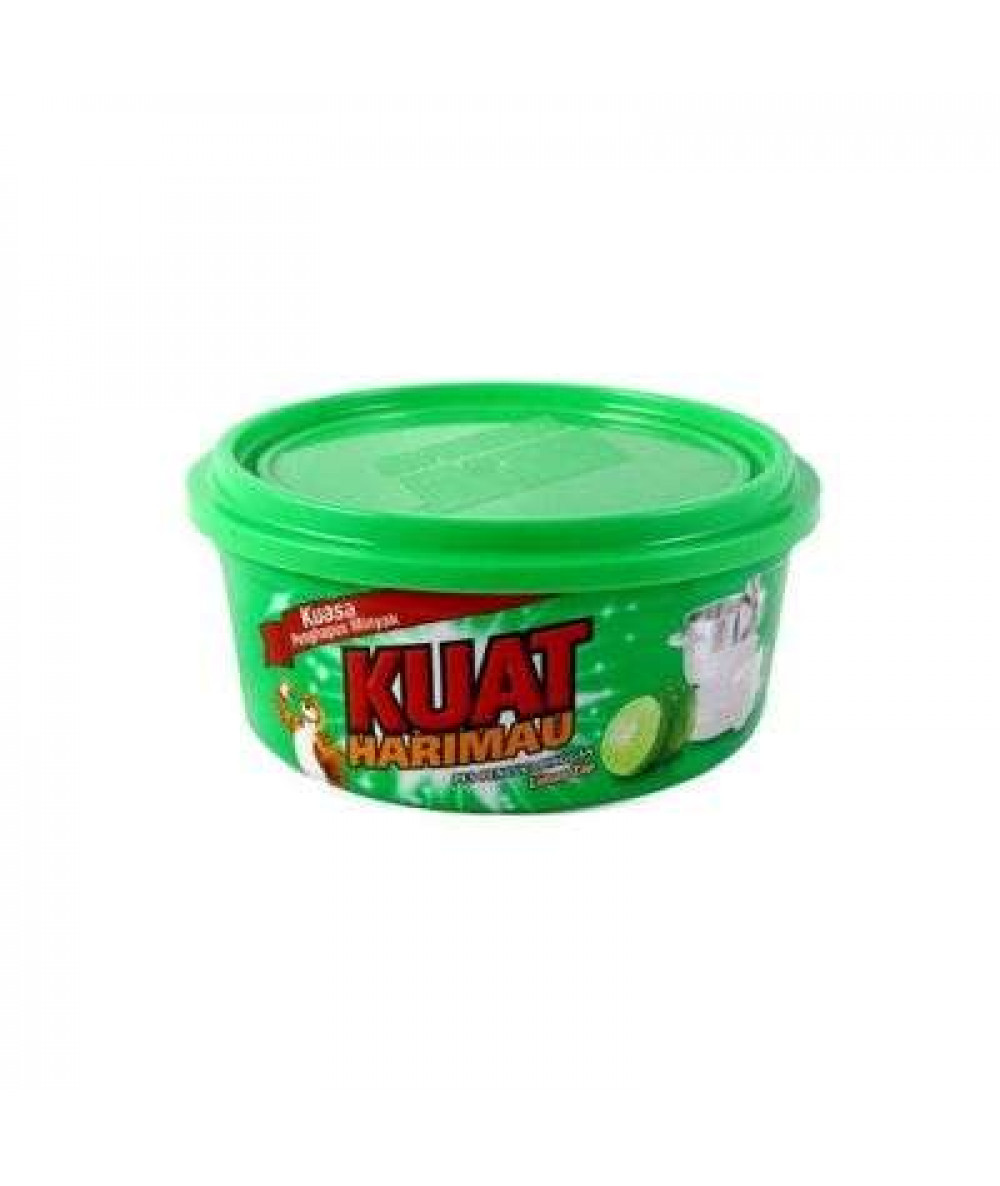 KUAT HARIMAU DISHWASH PASTE 200G LIME