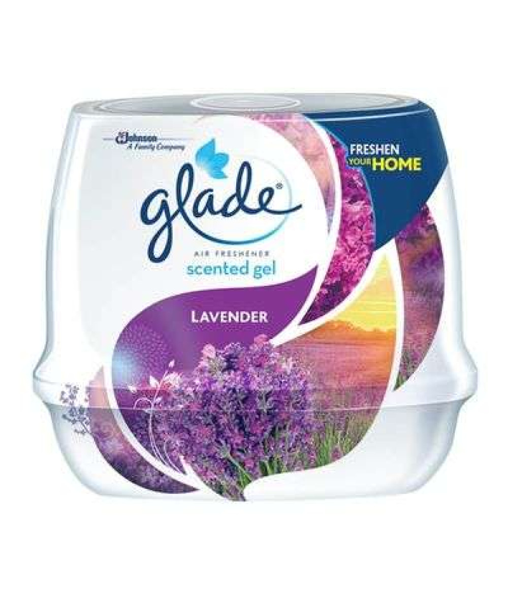 GLADE SCENTED GEL 180G LAVENDER