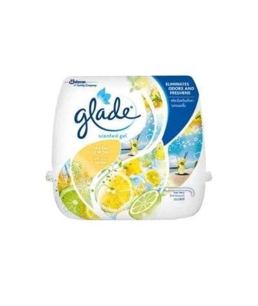 GLADE SCENTED GEL 180G LEMON