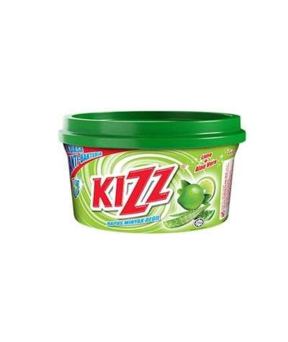 KIZZ DISHWASH PASTE 350G LIME