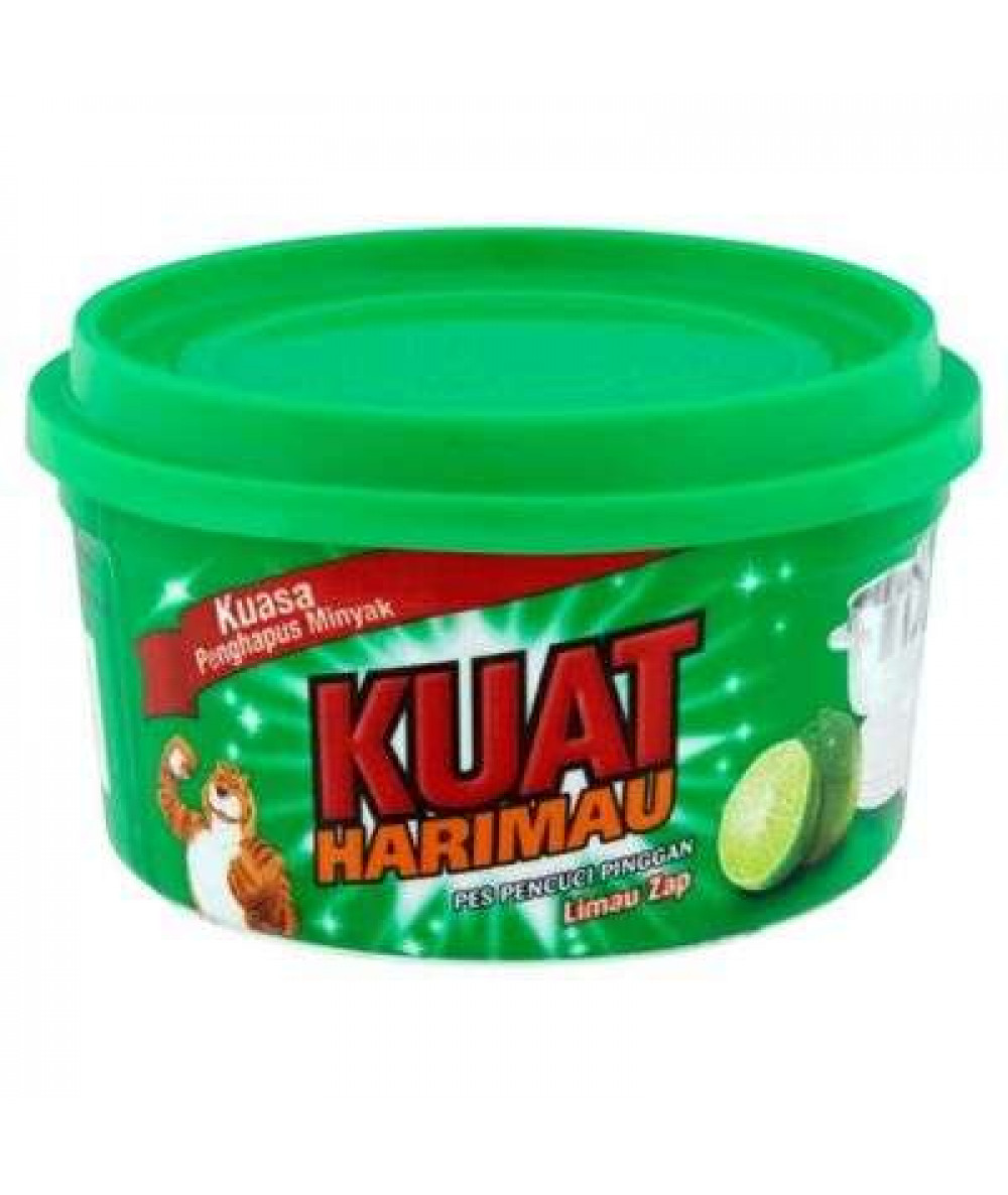 KUAT HARIMAU DISHWASH PASTE 400G LIME ZAP