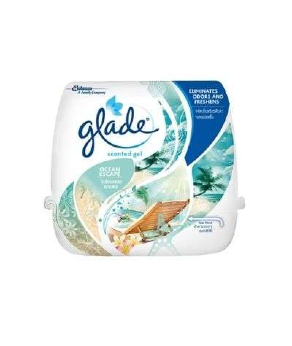 GLADE SCENTED GEL 180G OCEAN ESCAPE