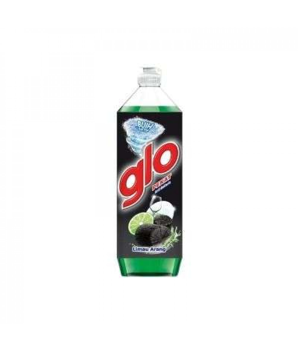 GLO DISHWASH 800ML LIME CHARCOAL FRESH