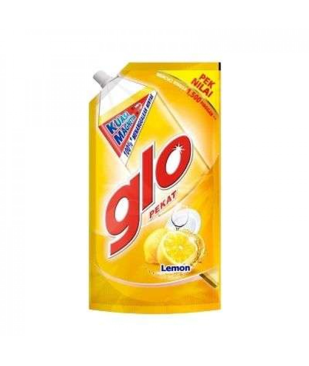 GLO DISHWASH REFILL 850ML LEMON