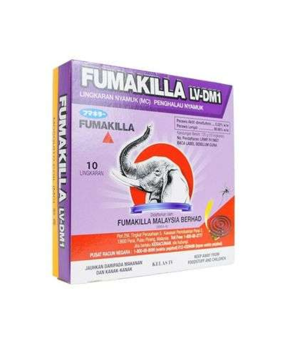 FUMAKILLA MOSQUITO COIL LV 10P