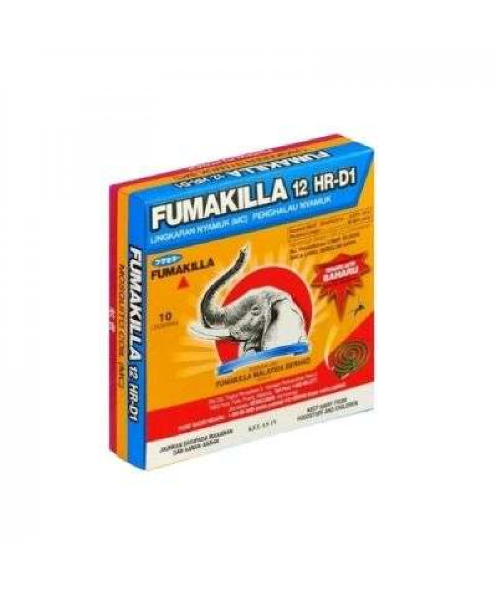 FUMAKILLA 12HR MOSQUITO COIL 10P