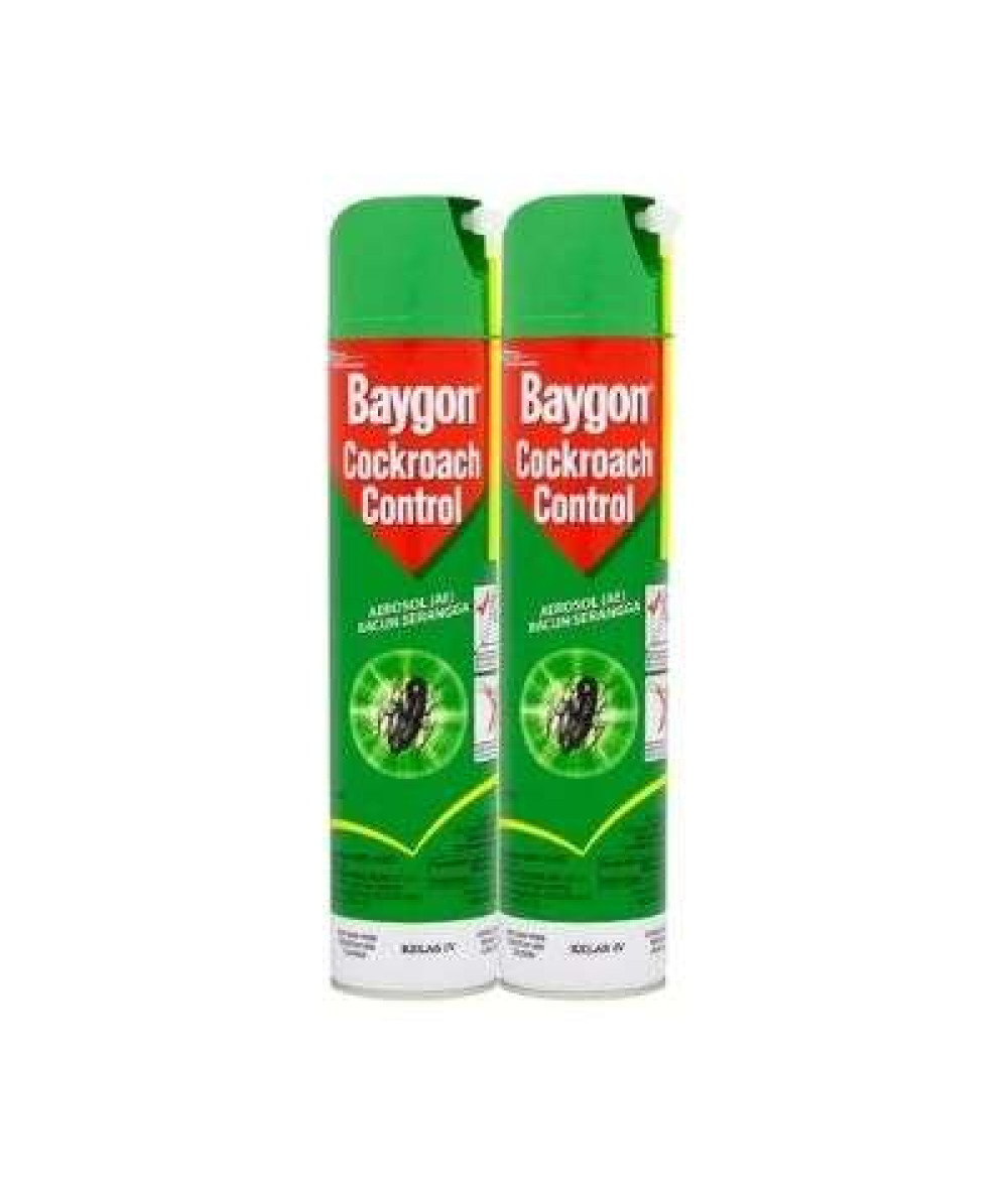 BAYGON AEROSOL 570ML*2 COCKROACH CONTROL TP