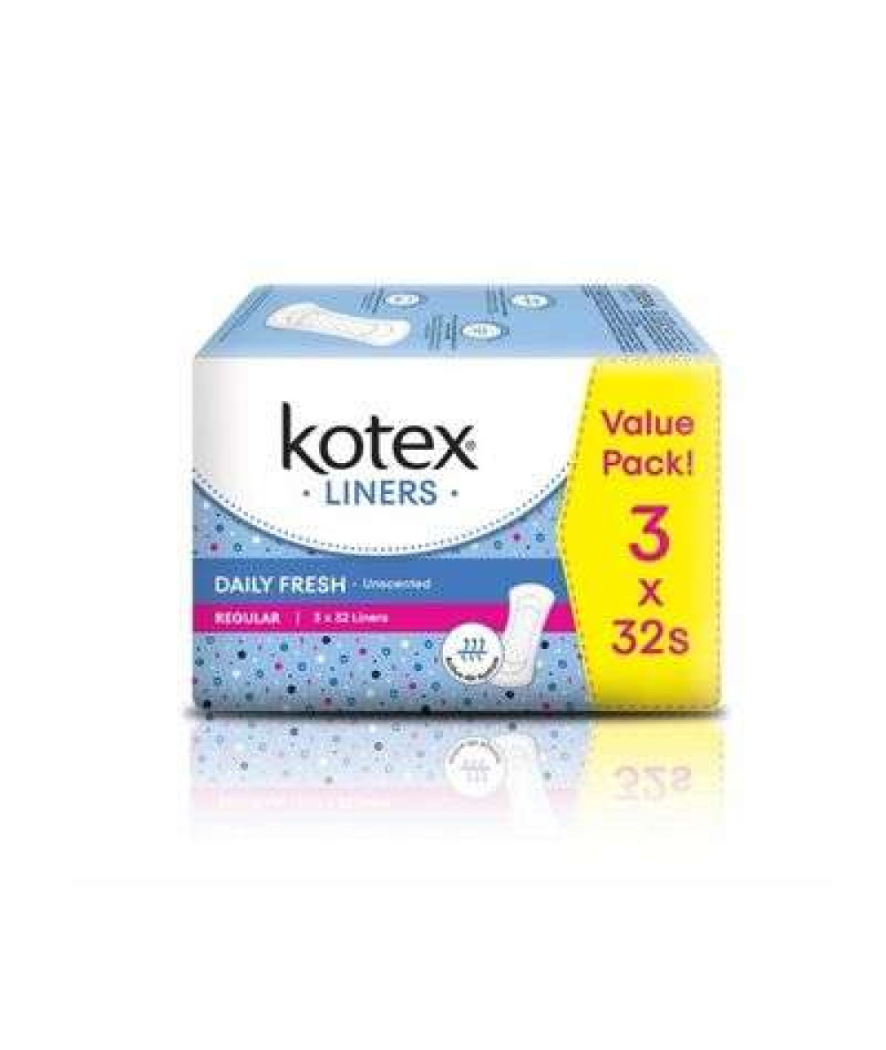 KOTEX FRESH LINER 32'S (REG UNSCENTED)