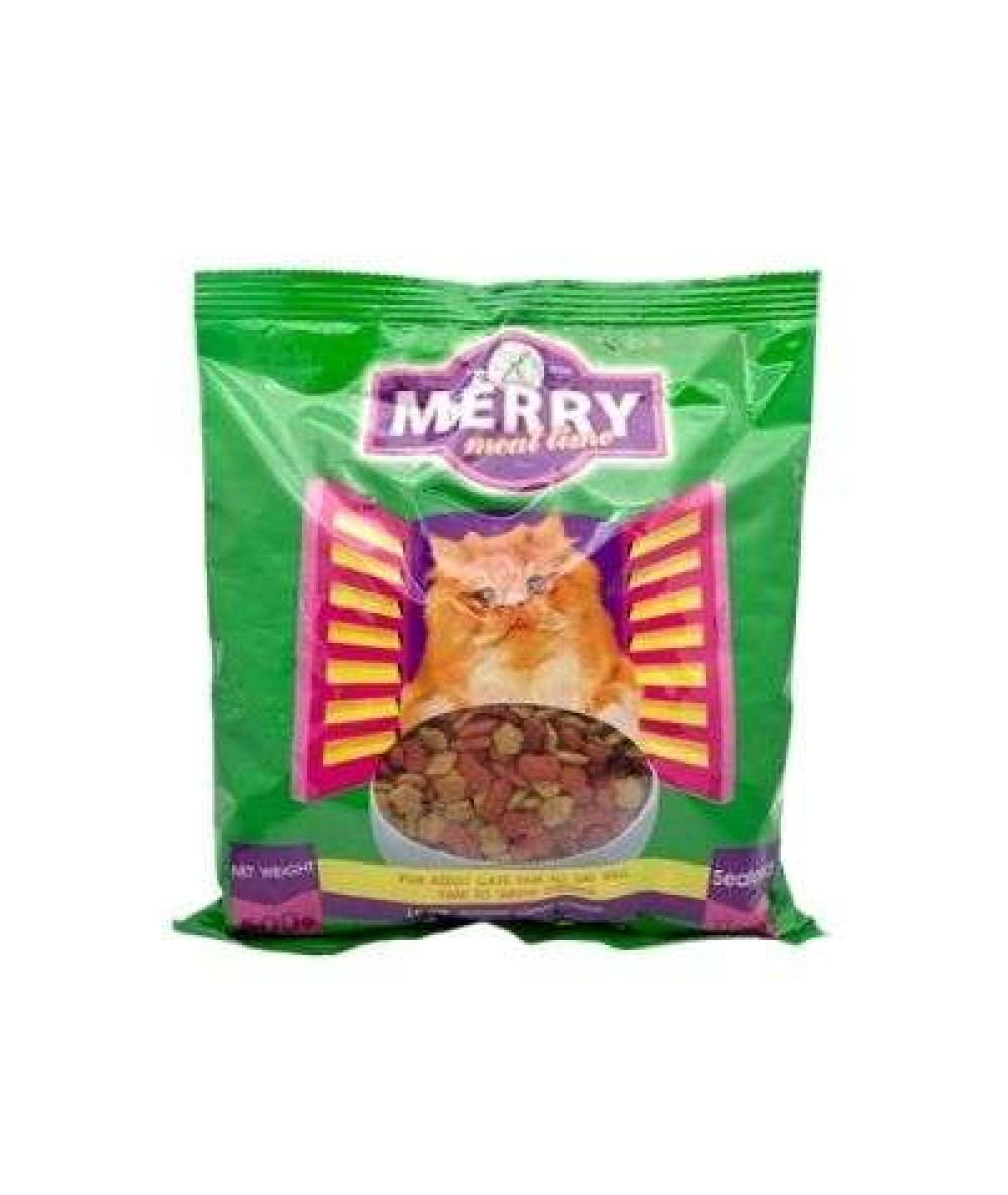 MERRY MEAL ADULT CATFOOD 500G SEAFOOD (DRY)