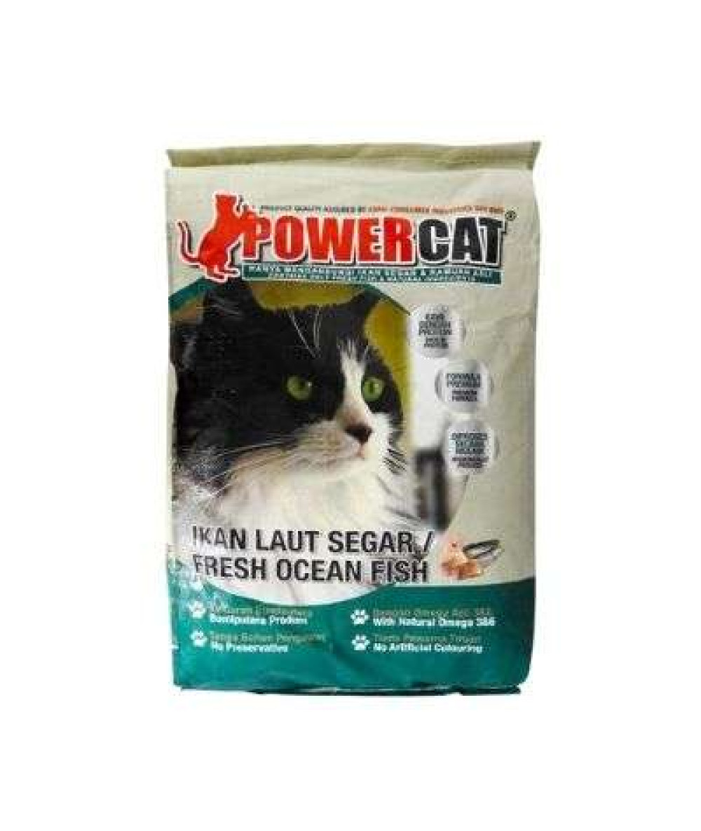 POWER CAT CATFOOD 6.5KG FRESH OCEAN FISH (DRY)