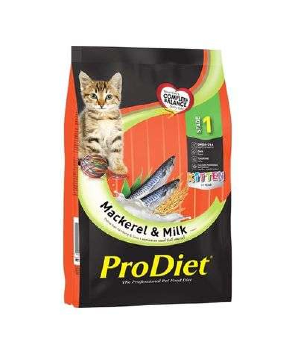 PRODIET POCKETS 1.4KG MILKY MACKEREL (KITTEN) (DRY