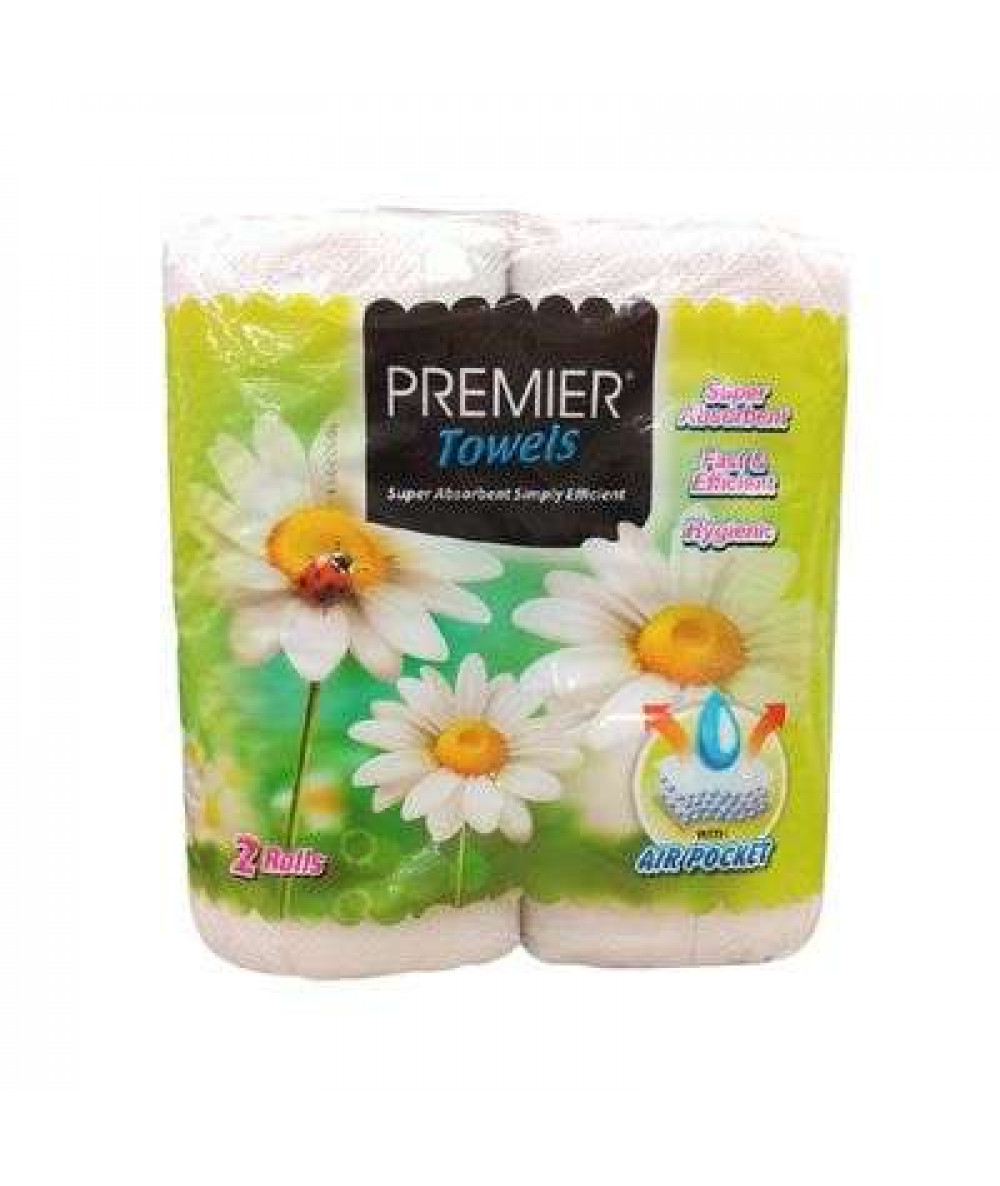 PREMIER KITCHEN TOWEL ROLL 60S*2