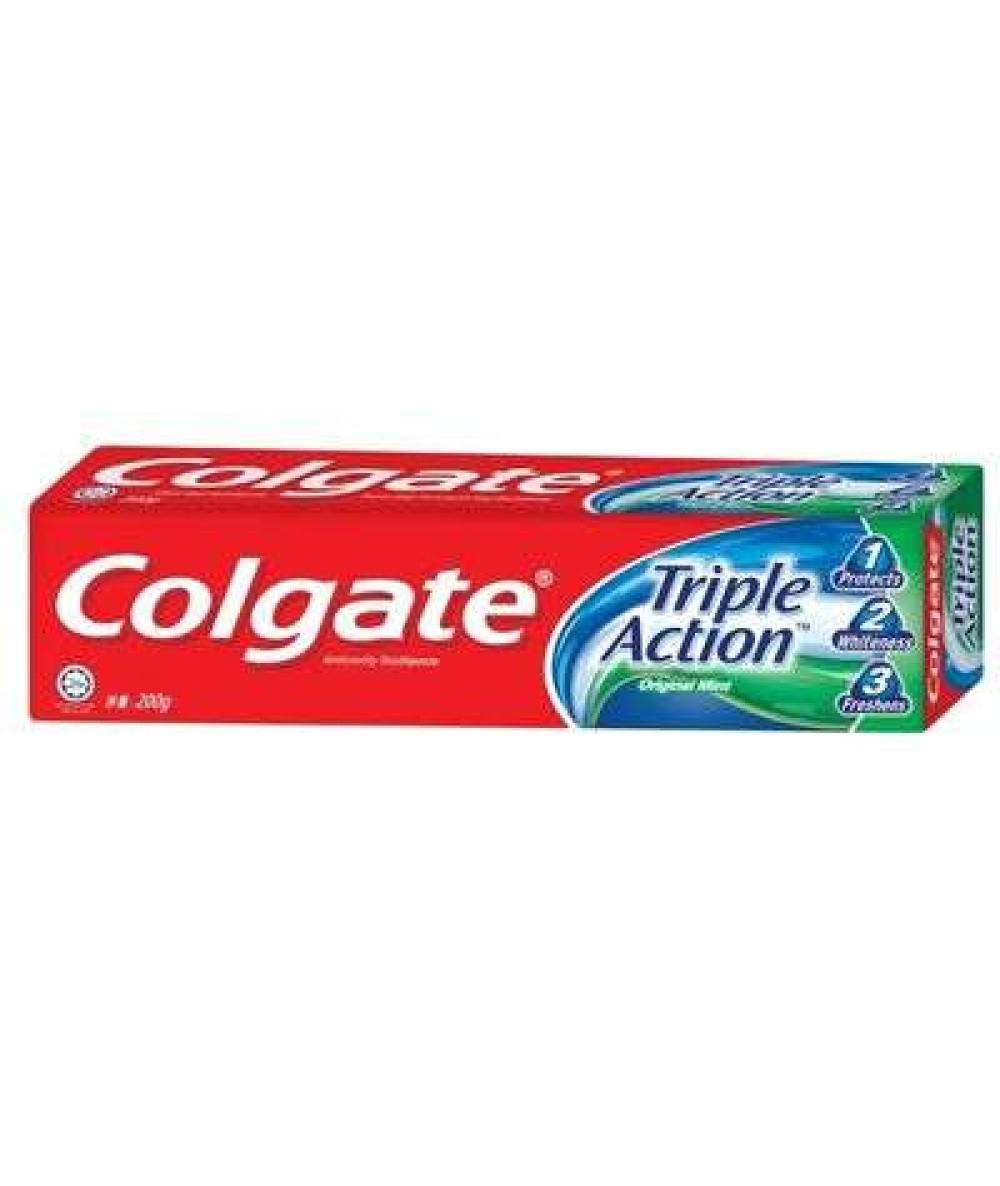 COLGATE TOOTHPASTE 200G TRIPLE ACTION