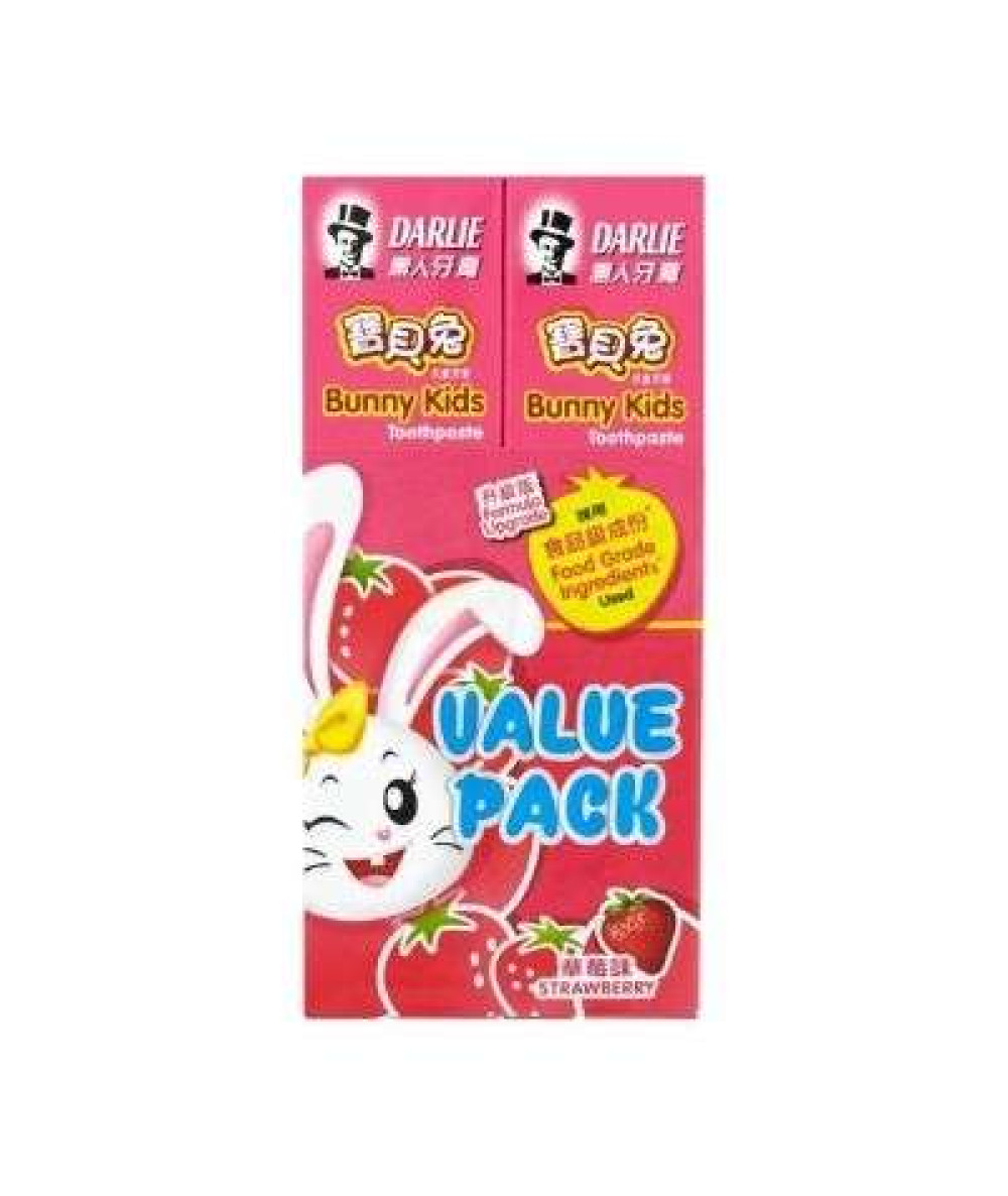 DARLIE BUNNY KIDS TOOTHPASTE 40G*2 STRAWBERY VP