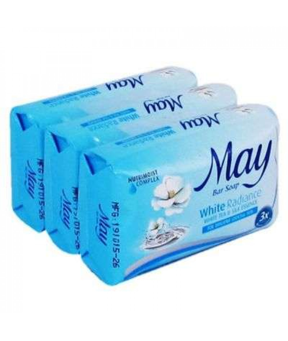 MAY BAR SOAP 75G*3 WHITE RADIANCE