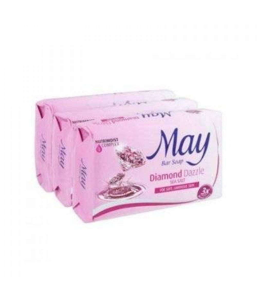 MAY BAR SOAP 75G*3 DIAMOND DAZZLE