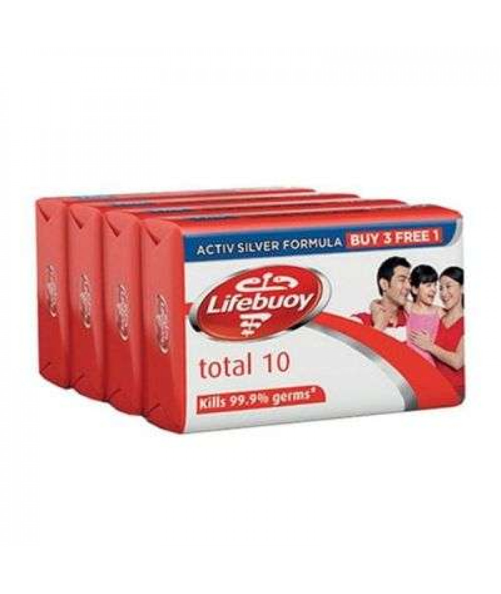 LIFEBUOY BAR SOAP 110G*3+1 TOTAL 10