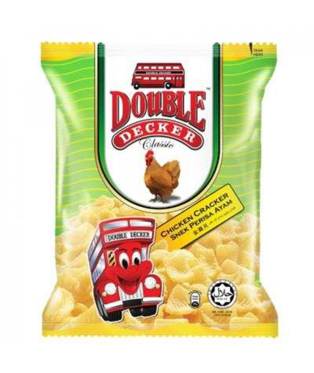 DOUBLE DECKER 65G*10 CHICKEN CRACKER