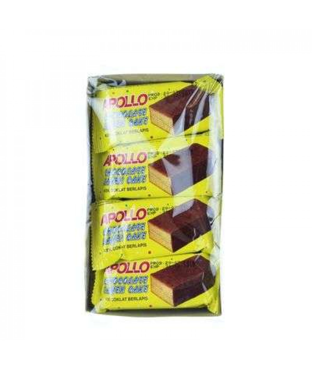 APOLLO LAYER CAKE 18G*8 CHOCOLATE