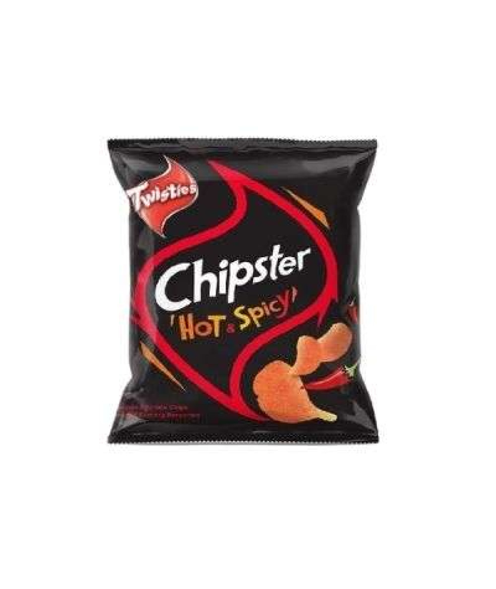 TWISTIES CHIPSTER 60G HOT & SPICY