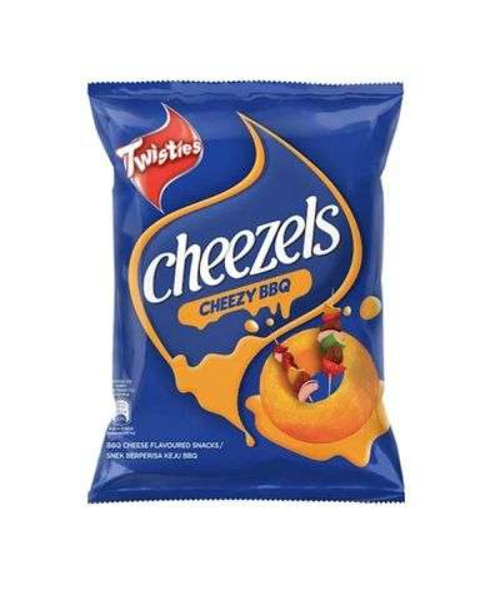 TWISTIES CHEEZELS 60G BBQ CHEESE 