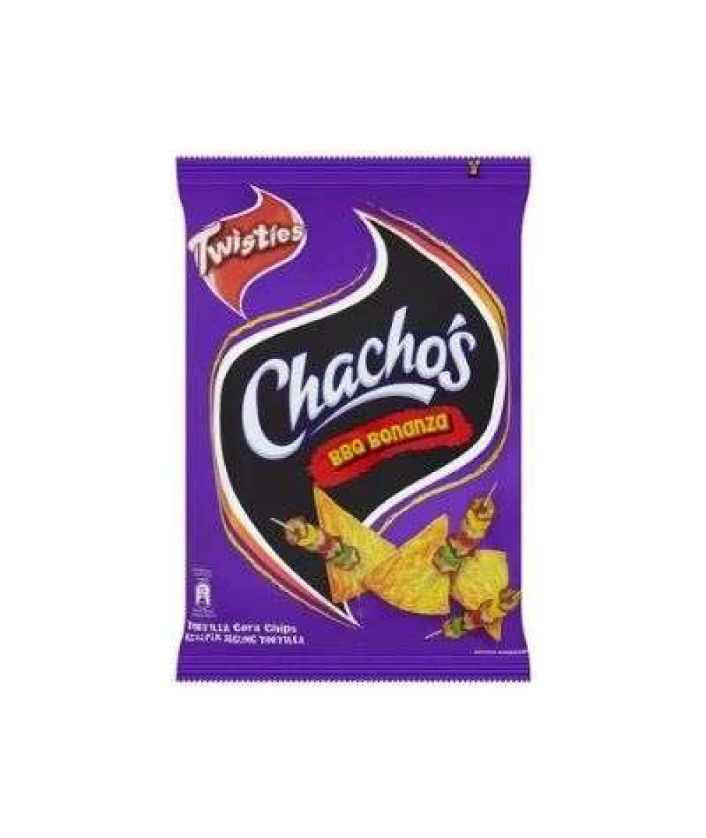 TWISTIES CHACHO'S CHIPS 70G BBQ BONANZA 