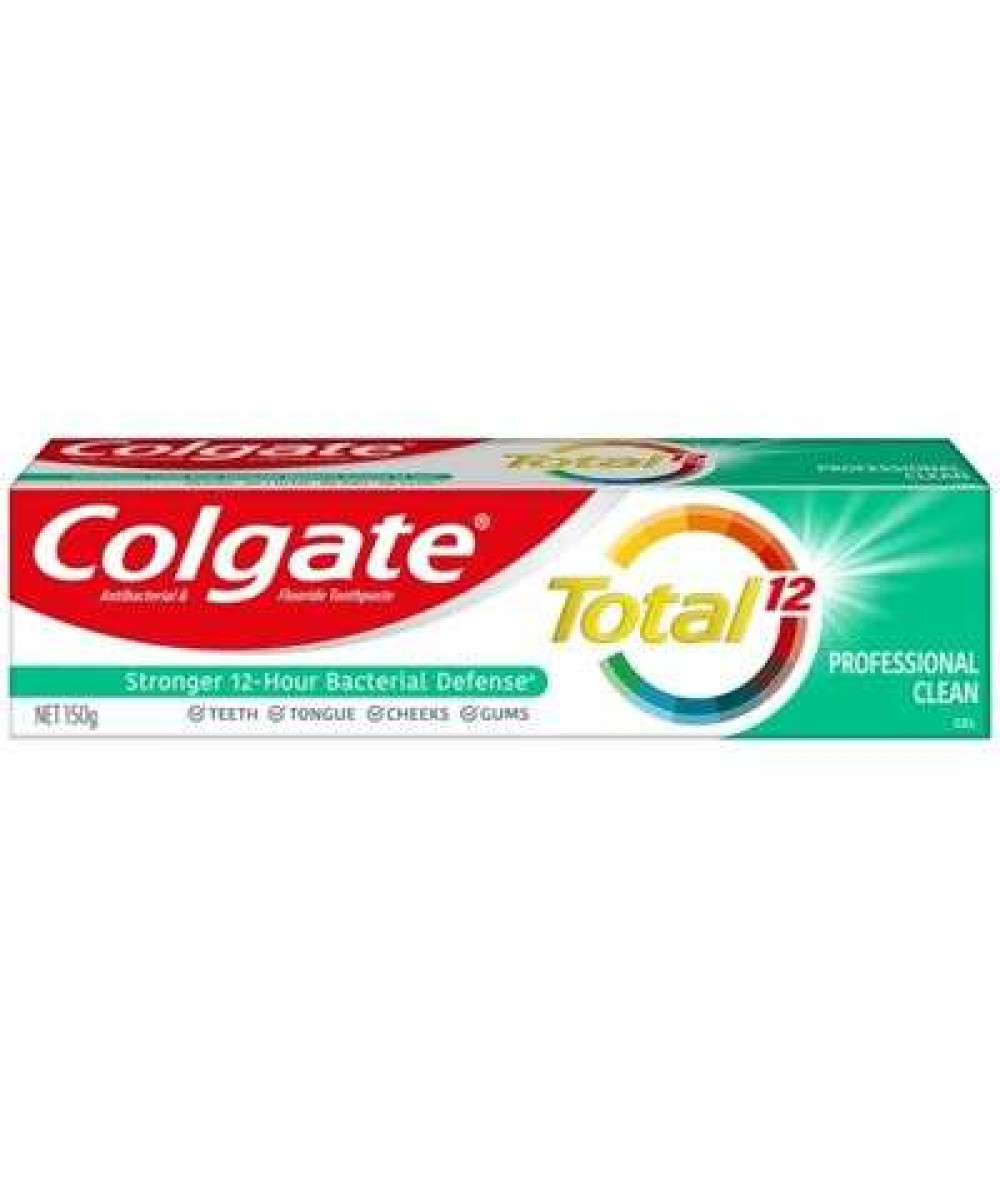 COLGATE TOOTHPASTE 150G TOTAL PRO CLEAN