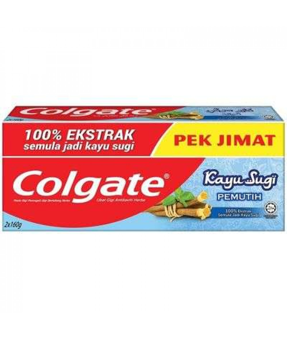 COLGATE TOOTHPASTE 160G*2 KSP (PEK JIMAT)