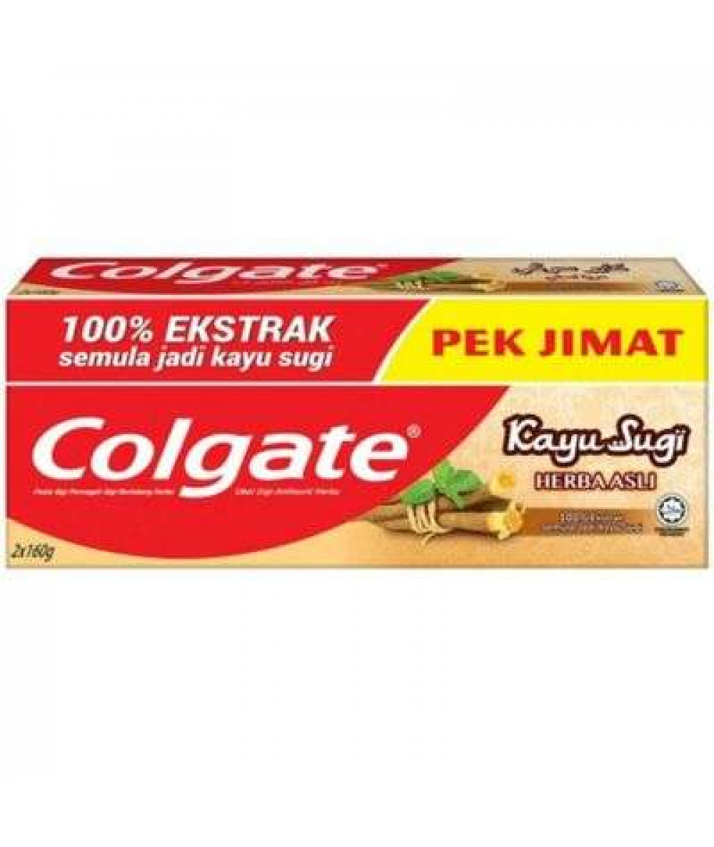 COLGATE TOOTHPASTE 160G*2 KSB (PEK JIMAT)