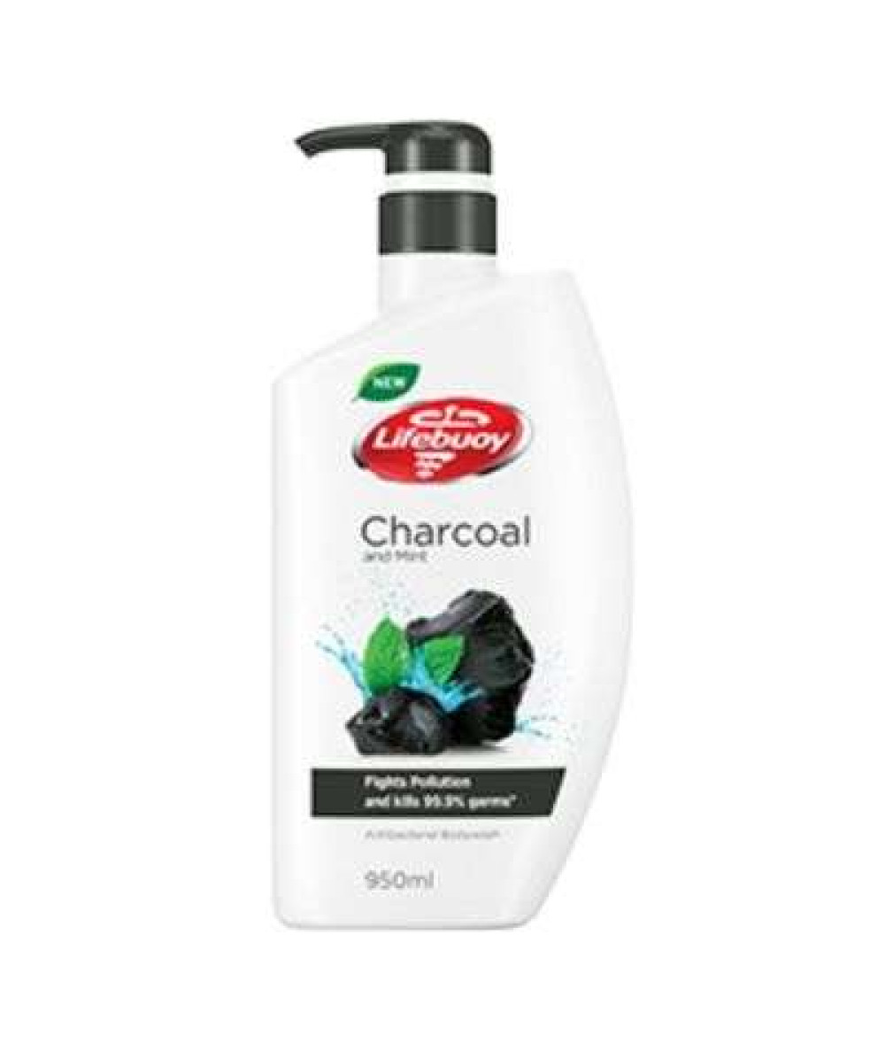 LIFEBUOY BODY WASH 900ML CHARCOAL & MINT