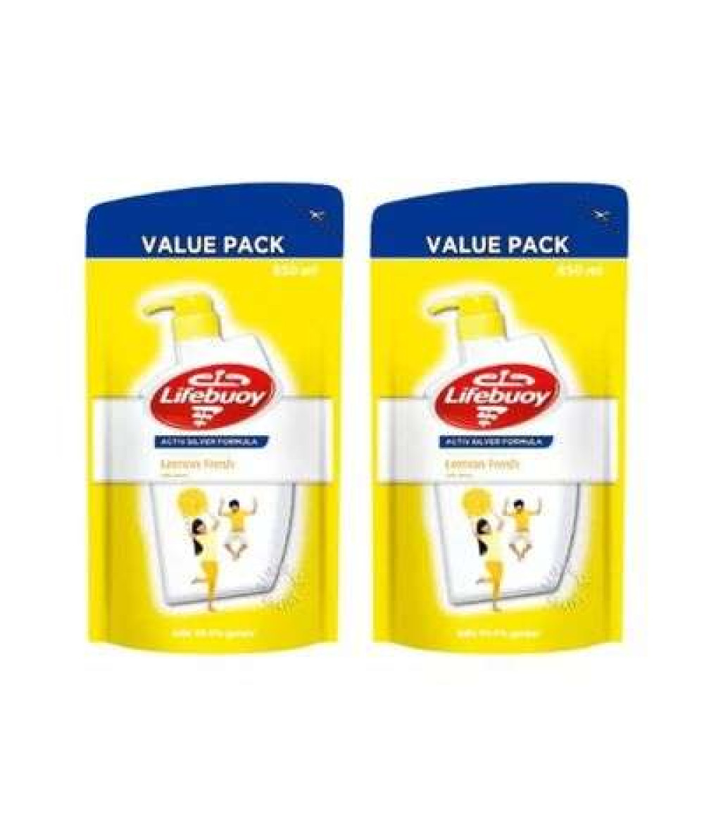 LIFEBUOY BODY WASH SOFTPACK RF 850ML*2 LEMON VP