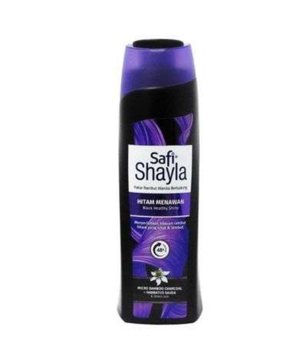 SAFI SHAYLA SHAMPOO 320G HITAM MENAWAN 