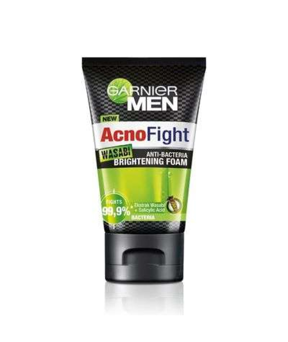 GARNIER MEN ACNOFIGHT FACIAL FOAM 100ML WASABI