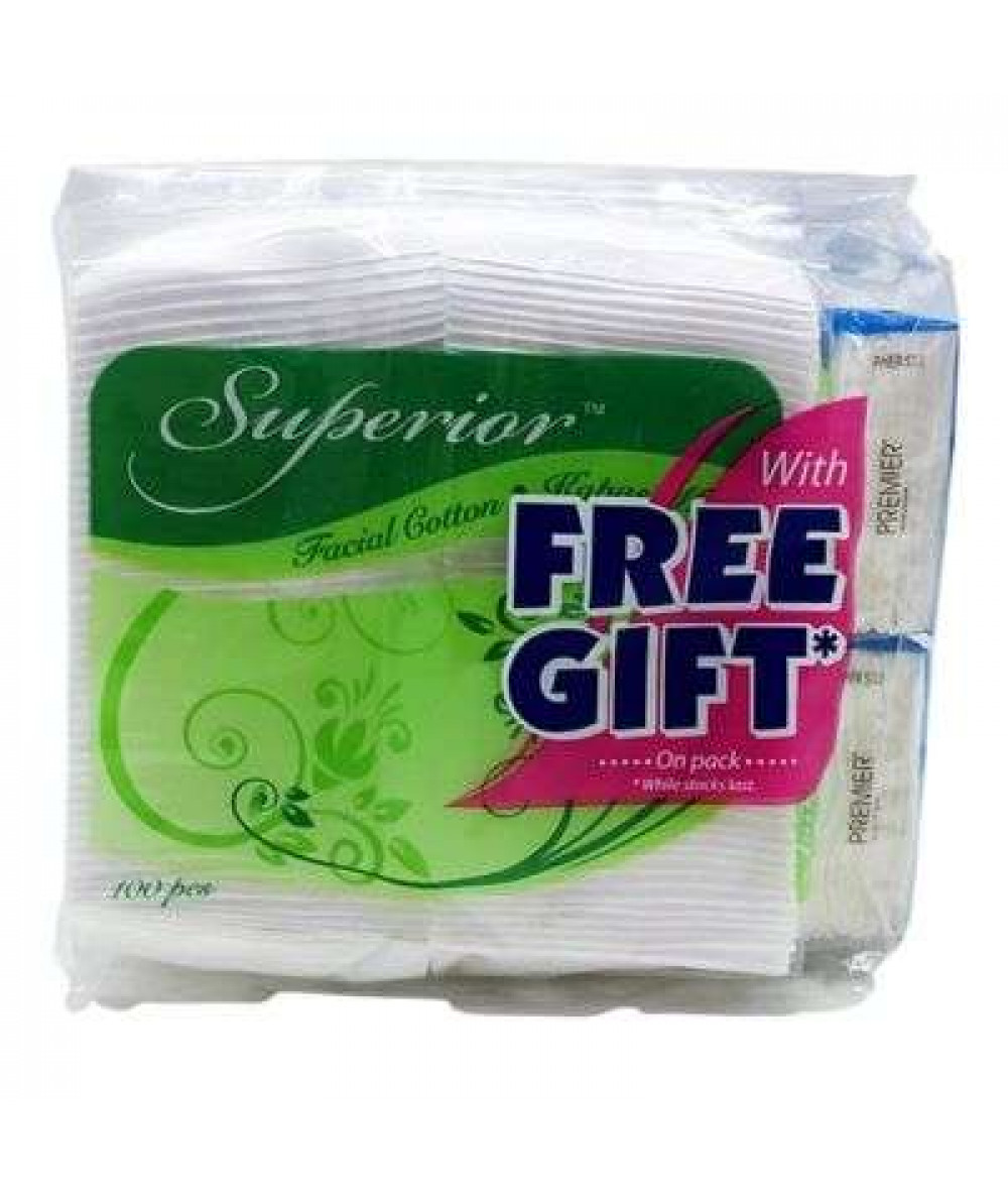 SUPERIOR FACIAL COTTON 100P*2