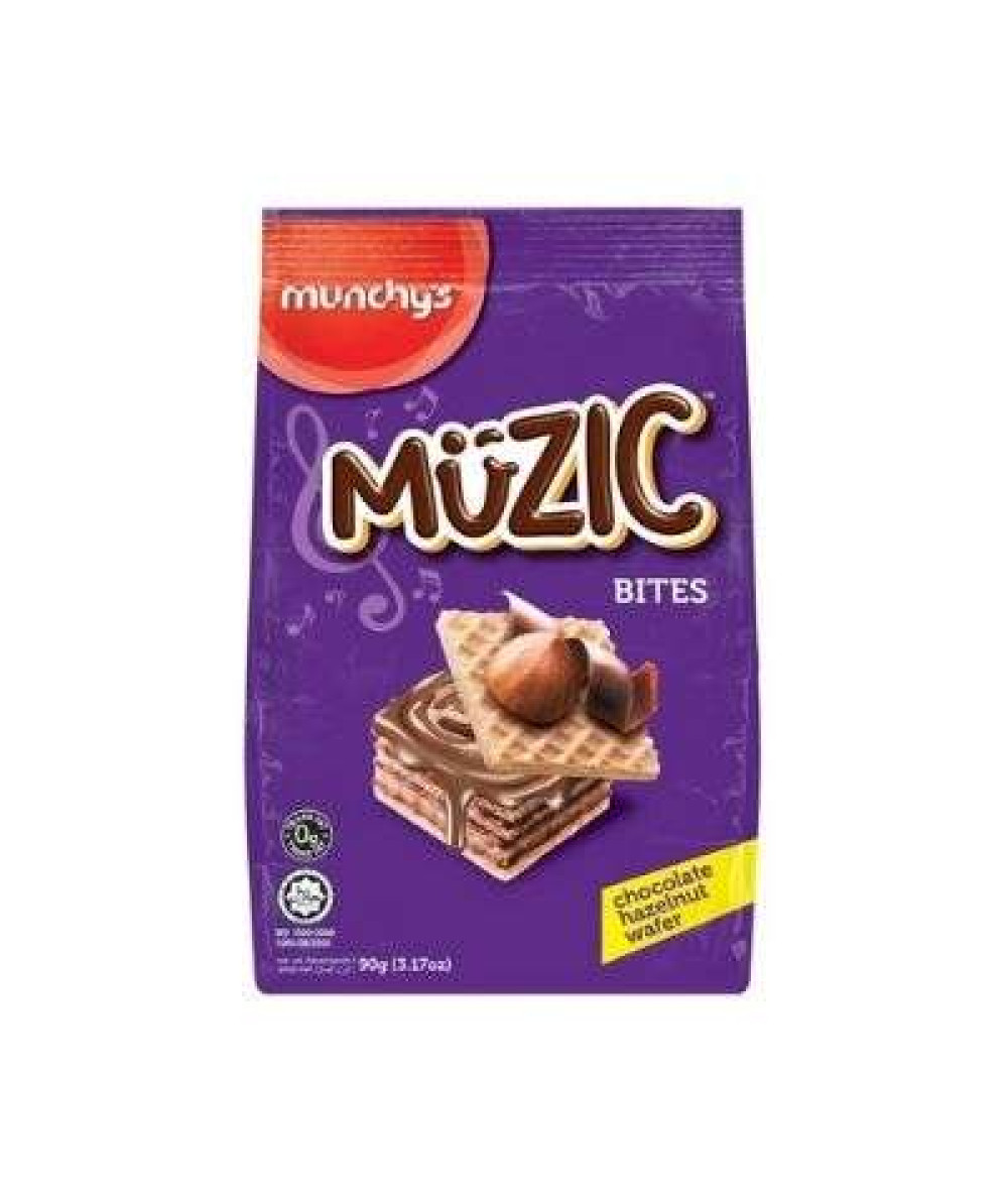 MUNCHYS MUZIC WAFER 90G HAZELNUT