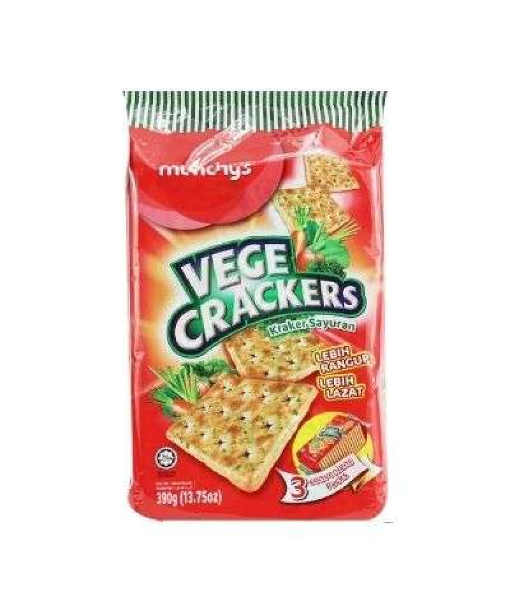 MUNCHYS CRACKERS 390G VEGE