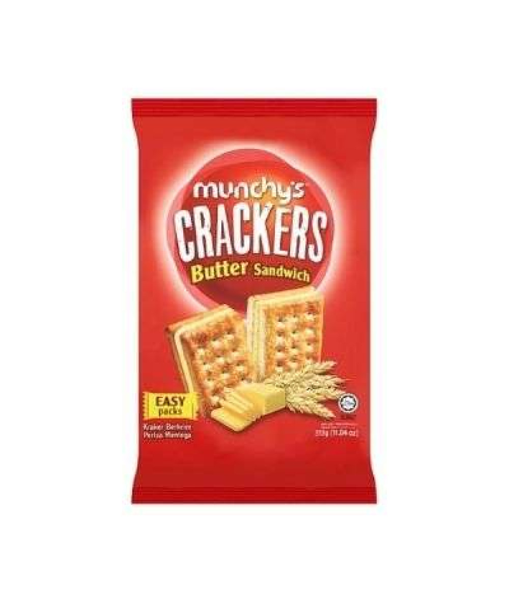 MUNCHYS CRACKER SANDWICH 270G BUTTER