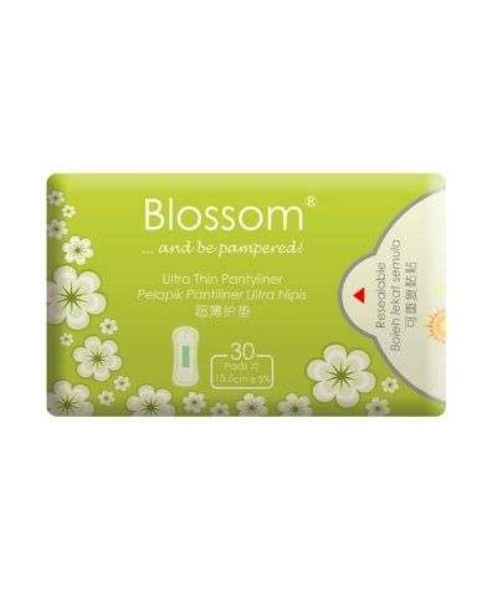 BLOSSOM PANTY LINER ULTRA THIN (GREEN) 30'S