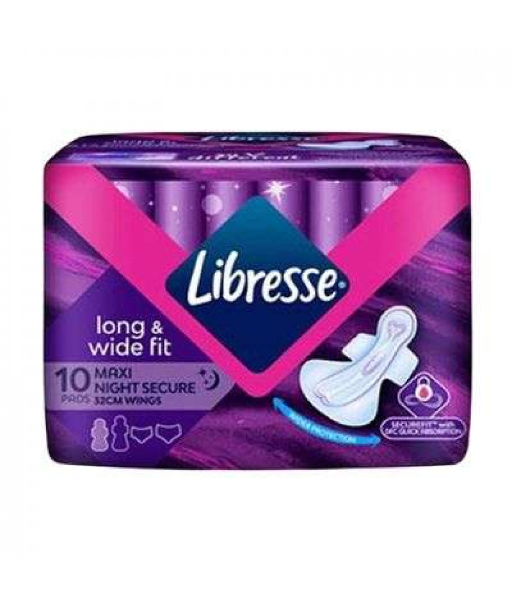 LIBRESSE WB NIGHT EXTRA LONG WING 10PCS