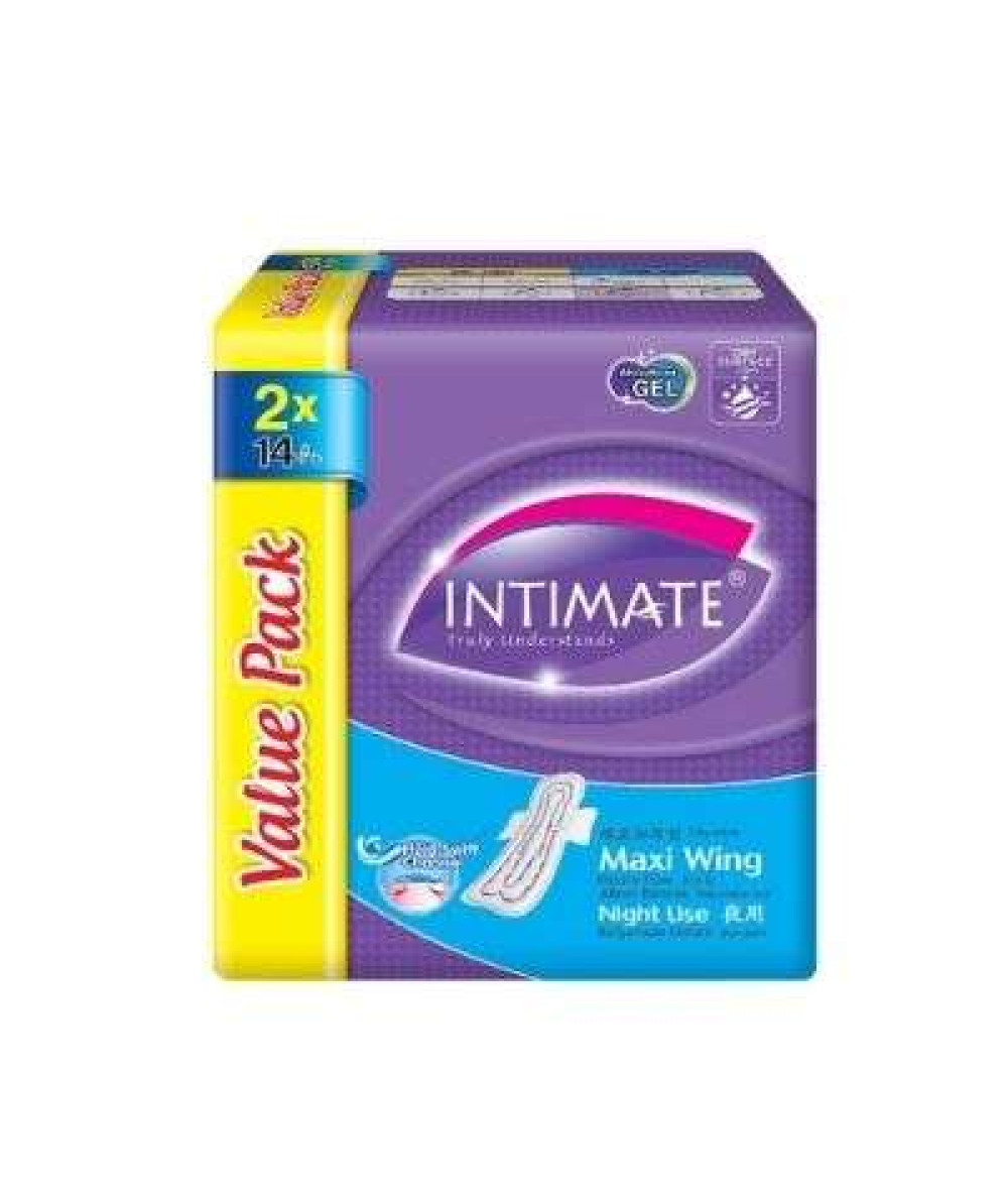 INTIMATE NITELONG MAXI WING 14'S*2 