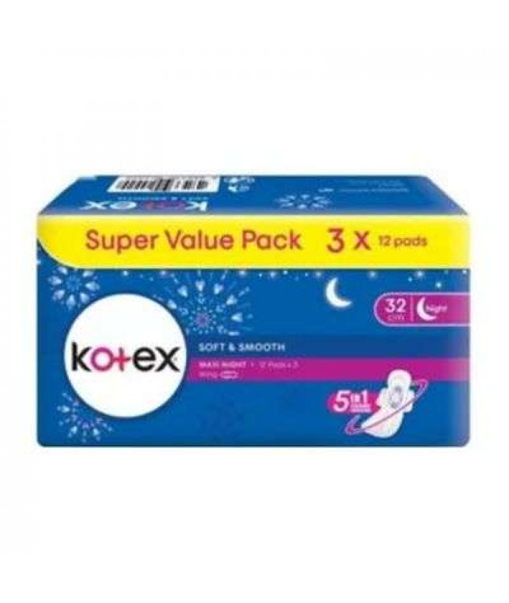 KOTEX SS MAXI OVN 32CM*12'S WING