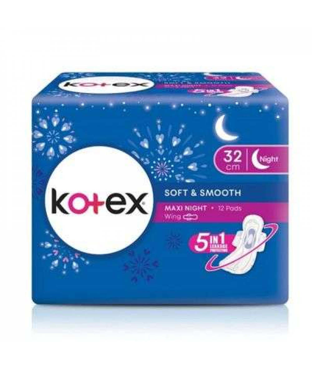 KOTEX OVERNIGHT 32CM*12'S WING