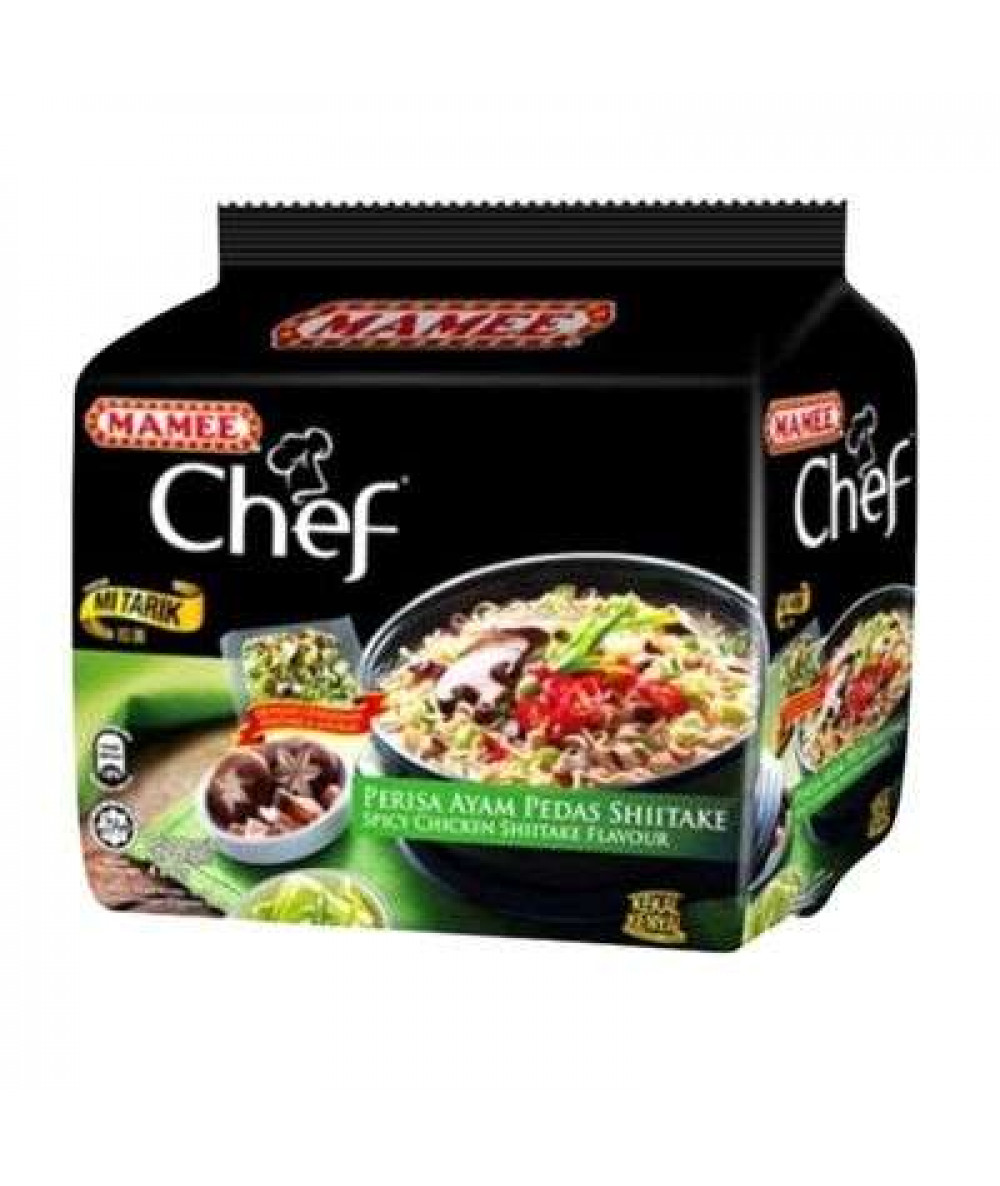 MAMEE CHEF 72G*4 SPICY CHIC SHIITAKE