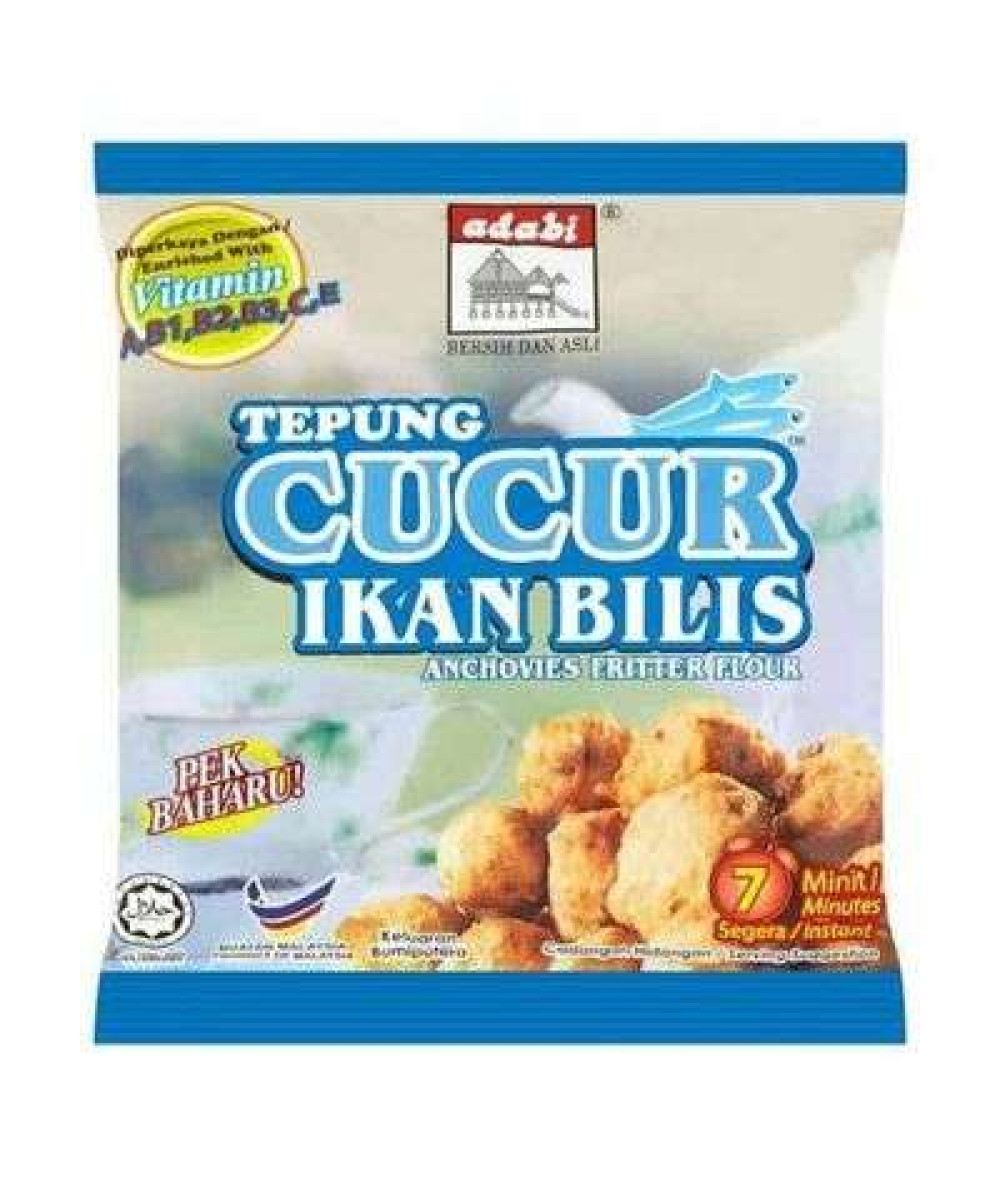 ADABI TEPUNG CUCUR IKAN BILIS 200G 