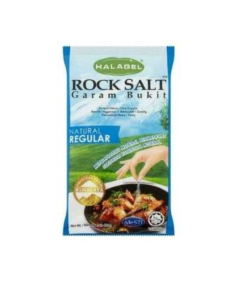 HALAGEL REGULAR EDIBLE ROCKSALT 400G