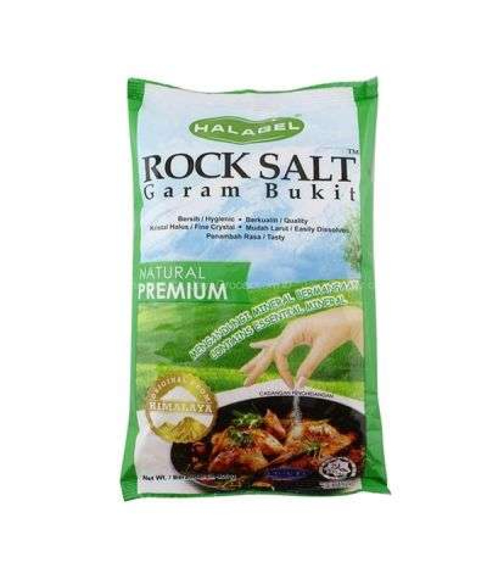 HALAGEL PREMIUM EDIBLE ROCKSALT 400G